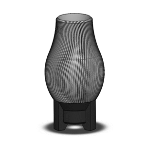 Lampe design "Vortex"